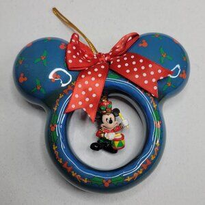 Enesco Disney Mickey Unlimited Mickey Mouse Ears Christmas Ornament Drummer Boy